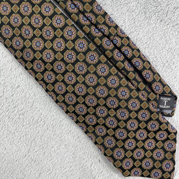 Robert Talbott Other - Robert Talbott Silk Tie Men OS Multi Geometric Medallion Best of Class